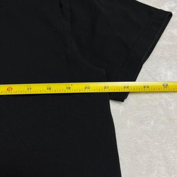 BlackMilk Minimalist T-Shirt Size Med Black Stretch Goth Emo Box Baggy FLAWED - Picture 7 of 9